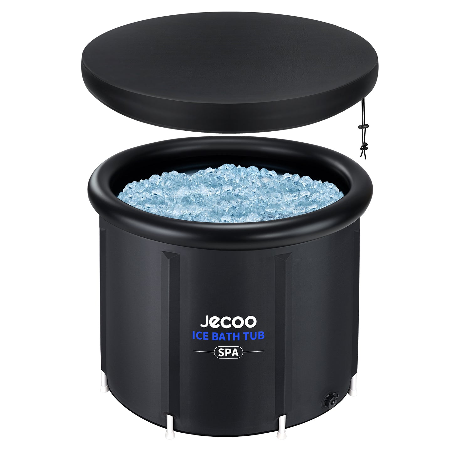 Jecoo Ice Bath Tub for Athletes, Heavy Duty Cold Plunge Tub Portable Cold Plunge for Adults Ice Baths Cold Water Therapy for Recovery at Home, Gyms, Indoor Outdoor