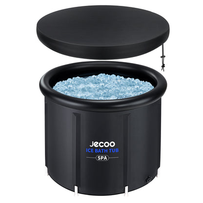 Jecoo Ice Bath Tub for Athletes, Heavy Duty Cold Plunge Tub Portable Cold Plunge for Adults Ice Baths Cold Water Therapy for Recovery at Home, Gyms, Indoor Outdoor